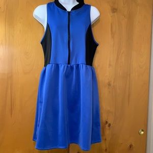 One Clothing sleeveless zip front knit dre…